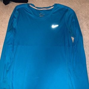 Blue Nike long sleeve